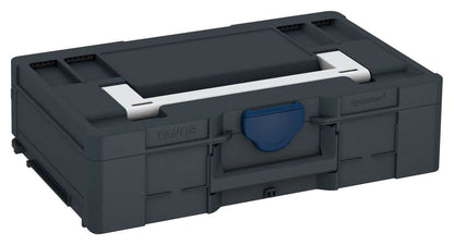 Systainer³ L 137, Anthracite with Light Grey lid handle and Sapphire Blue catches