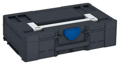 Systainer³ L 137, Anthracite with Light Grey lid handle and Signal Blue catches