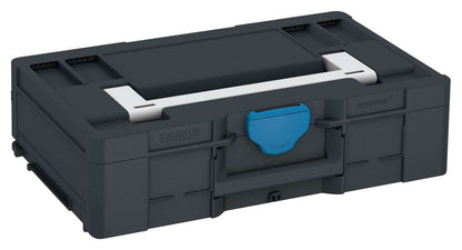 Systainer³ L 137, Anthracite with Light Grey lid handle and Sky Blue catches