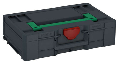 Systainer³ L 137, Anthracite with Signal Green lid handle and Carmine Red catches