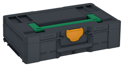 Systainer³ L 137, Anthracite with Signal Green lid handle and Daffodil Yellow catches