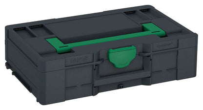 Systainer³ L 137, Anthracite with Signal Green lid handle and Signal Green catches