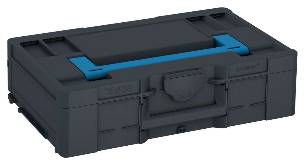 Systainer³ L 137, Anthracite with Sky Blue lid handle