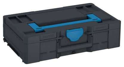 Systainer³ L 137, Anthracite with Sky Blue lid handle and Sky Blue catches