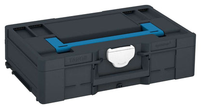 Systainer³ L 137, Anthracite with Sky Blue lid handle and White catches