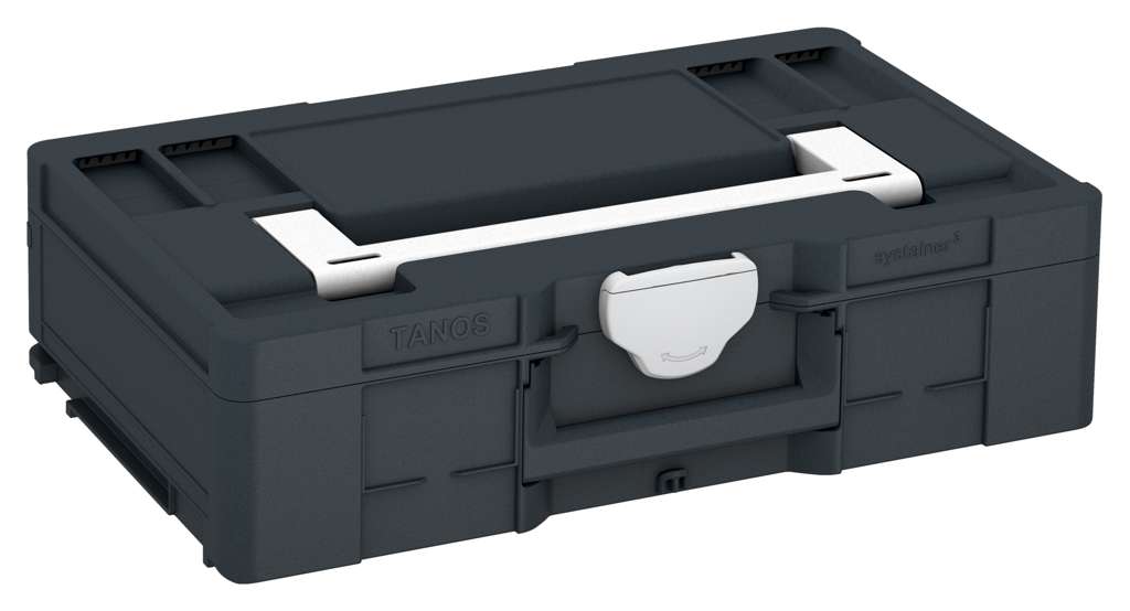 Systainer³ L 137, Anthracite with White lid handle and Light Grey catches