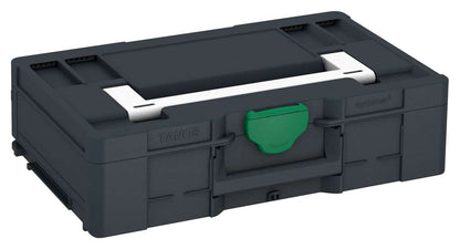 Systainer³ L 137, Anthracite with White lid handle and Signal Green catches