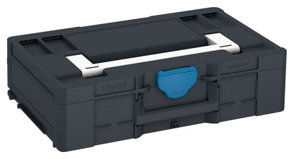 Systainer³ L 137, Anthracite with White lid handle and Sky Blue catches