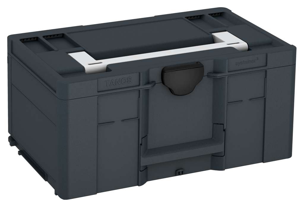 Systainer³ L 237, Anthracite with Light Grey lid handle and Black catches
