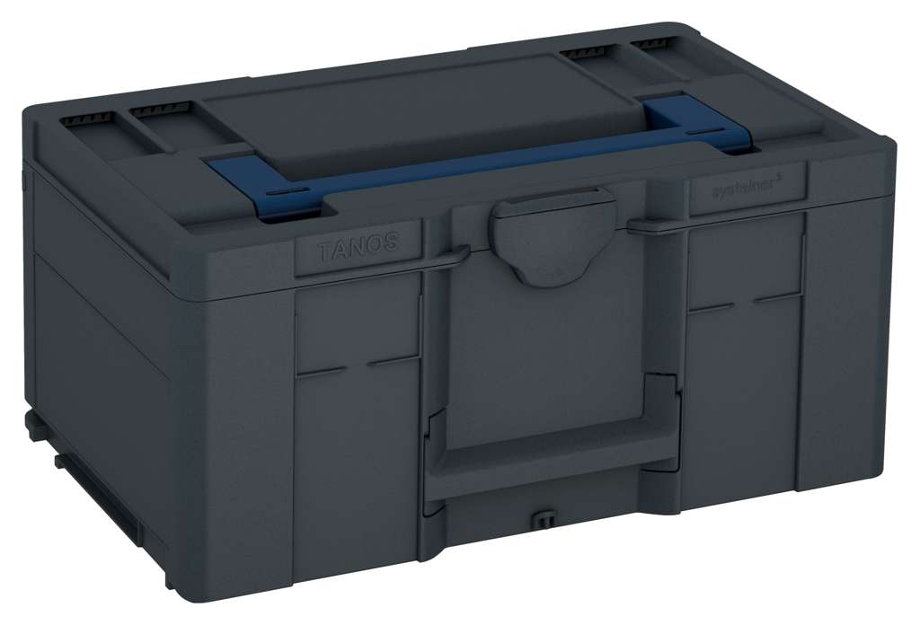 Systainer³ L 237, Anthracite with Sapphire Blue lid handle