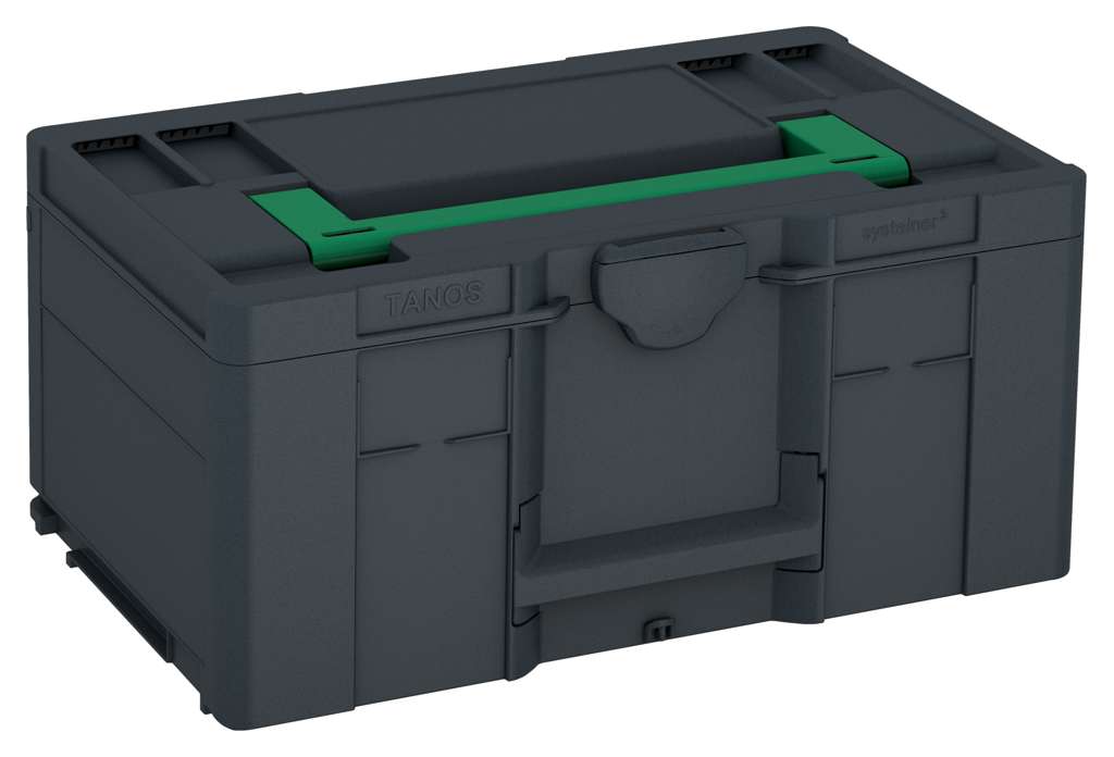 Systainer³ L 237, Anthracite with Signal Green lid handle