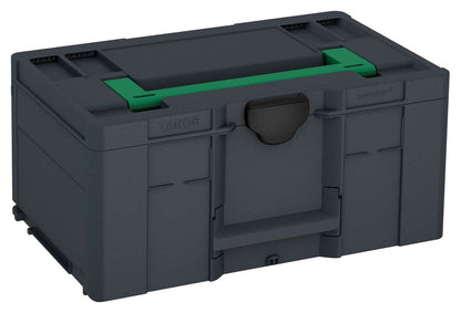 Systainer³ L 237, Anthracite with Signal Green lid handle and Black catches