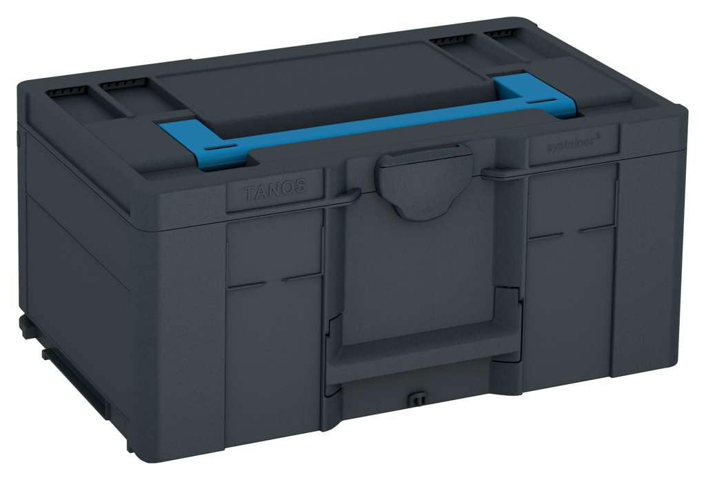 Systainer³ L 237, Anthracite with Sky Blue lid handle