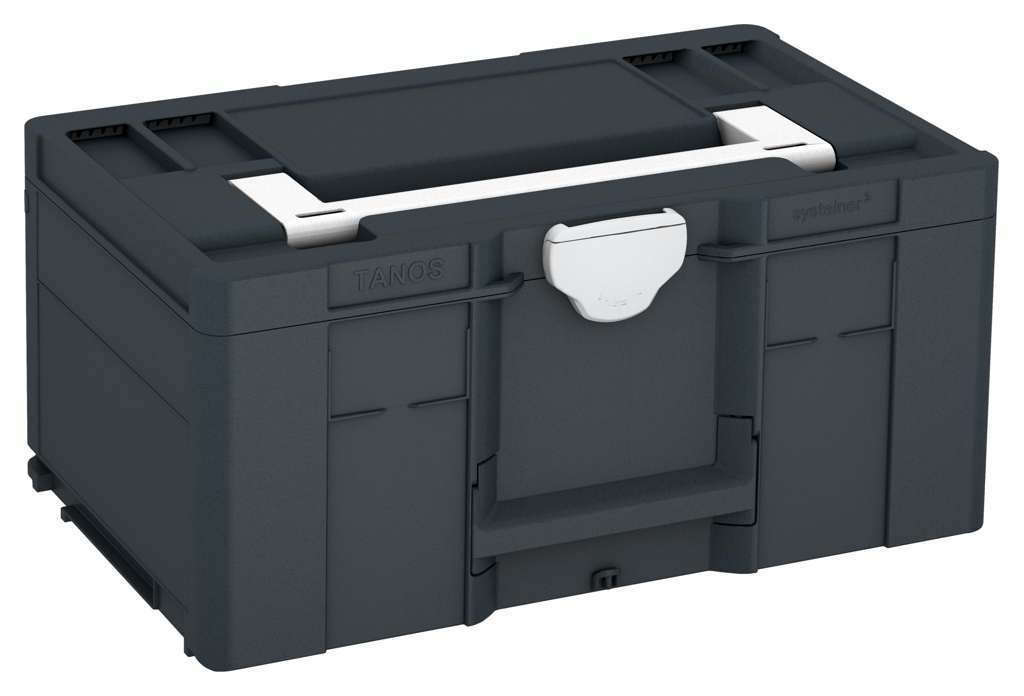 Systainer³ L 237, Anthracite with White lid handle and Light Grey catches