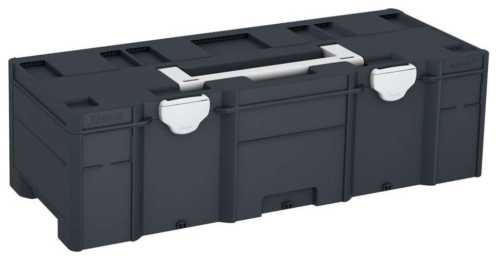 Systainer³ XXL 237, Anthracite with Light Grey lid handle and Light Grey catches