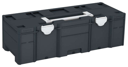Systainer³ XXL 237, Anthracite with Light Grey lid handle and Light Grey catches
