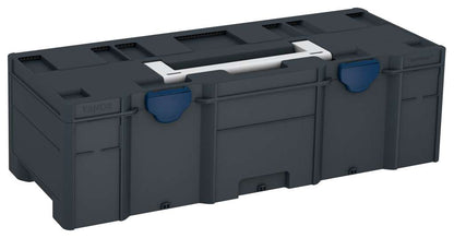 Systainer³ XXL 237, Anthracite with Light Grey lid handle and Sapphire Blue catches