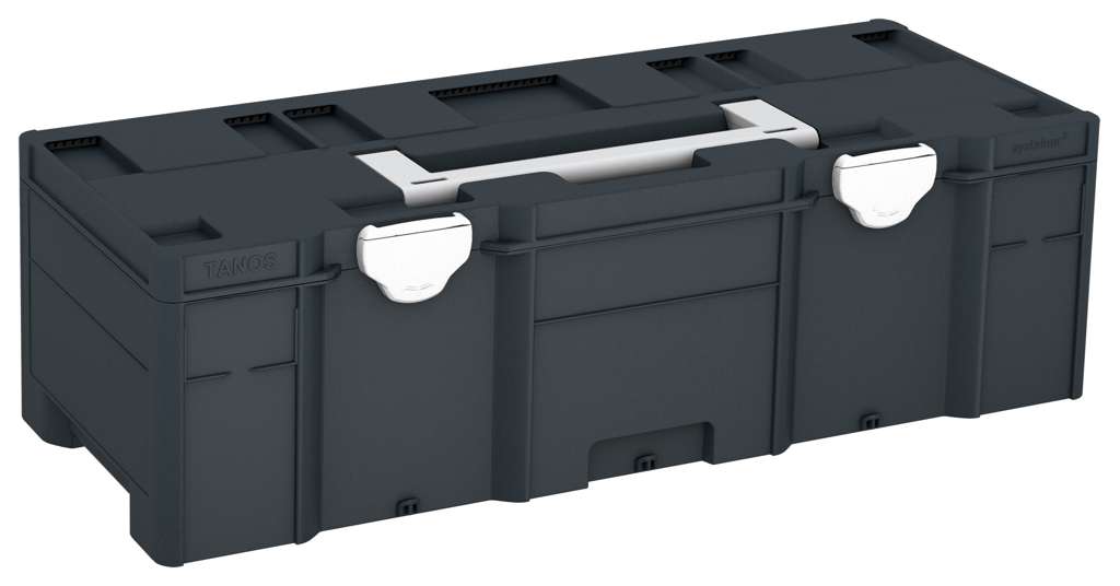 Systainer³ XXL 237, Anthracite with Light Grey lid handle and White catches