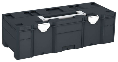 Systainer³ XXL 237, Anthracite with Light Grey lid handle and White catches