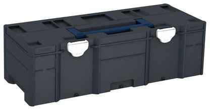 Systainer³ XXL 237, Anthracite with Sapphire Blue lid handle and White catches