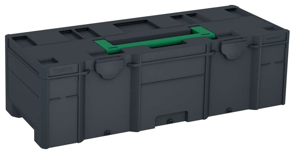 Systainer³ XXL 237, Anthracite with Signal Green lid handle