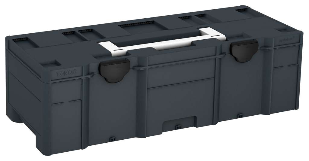 Systainer³ XXL 237, Anthracite with White lid handle and Black catches