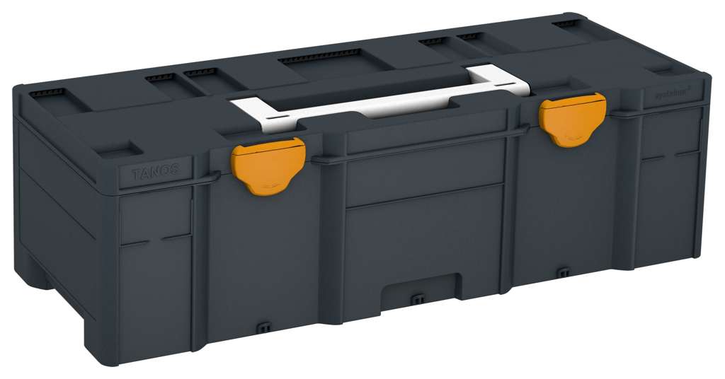 Systainer³ XXL 237, Anthracite with White lid handle and Daffodil Yellow catches