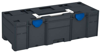 Systainer³ XXL 237, Anthracite with White lid handle and Signal Blue catches