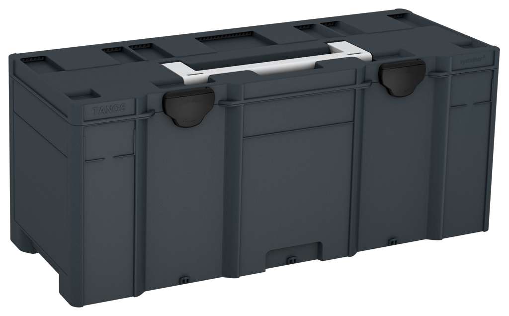Systainer³ XXL 337, Anthracite with Light Grey lid handle and Black catches