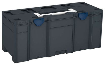 Systainer³ XXL 337, Anthracite with White lid handle and Sapphire Blue catches