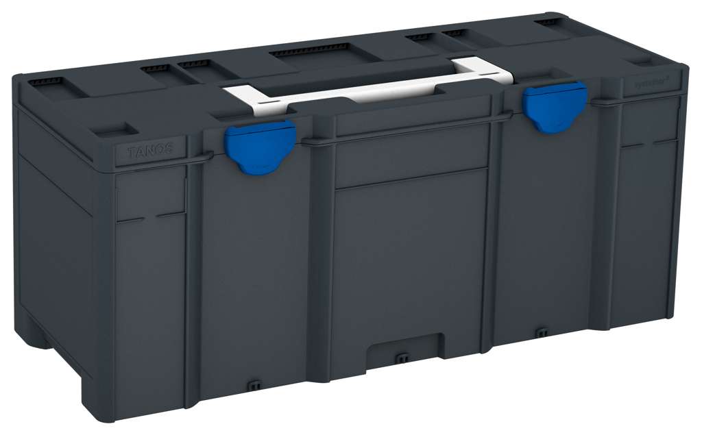 Systainer³ XXL 337, Anthracite with White lid handle and Signal Blue catches