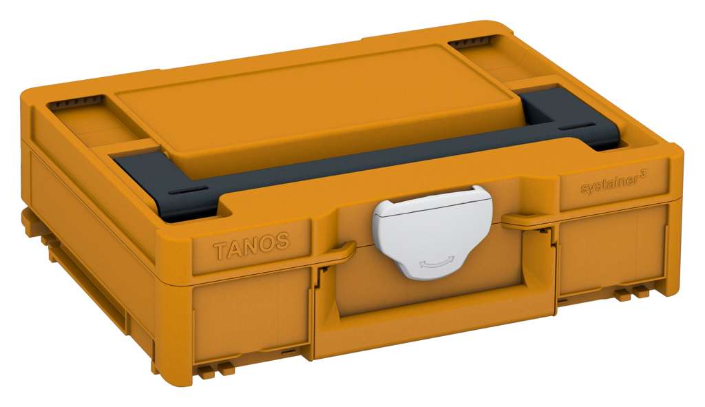 Systainer³ M 112, Daffodil Yellow with Anthracite lid handle and Light Grey catches