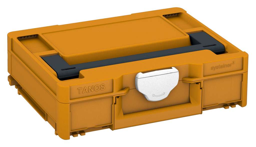 Systainer³ M 112, Daffodil Yellow with Anthracite lid handle and White catches