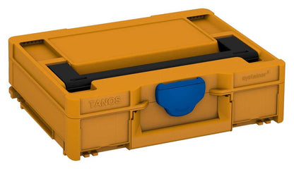 Systainer³ M 112, Daffodil Yellow with Black lid handle and Signal Blue catches