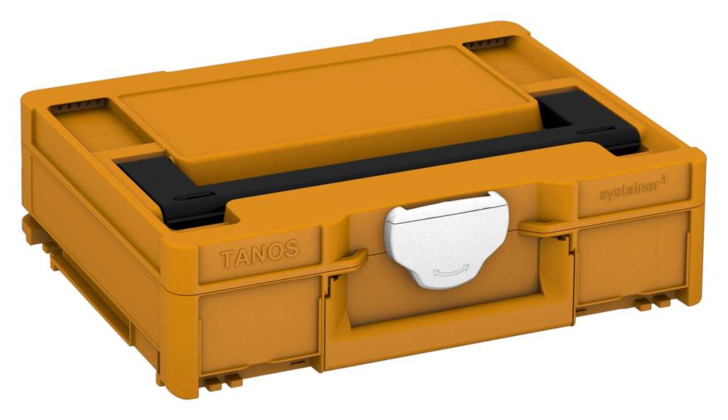 Systainer³ M 112, Daffodil Yellow with Black lid handle and White catches