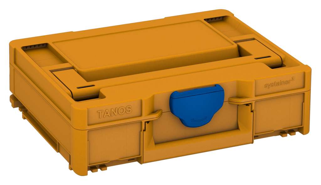 Systainer³ M 112, Daffodil Yellow with Signal Blue catches