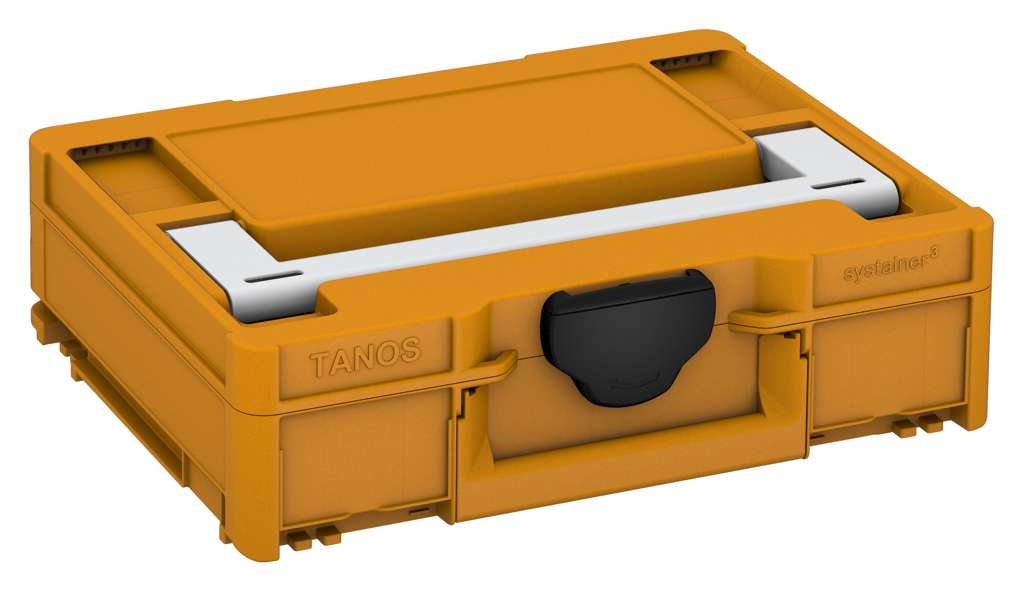 Systainer³ M 112, Daffodil Yellow with Light Grey lid handle and Black catches