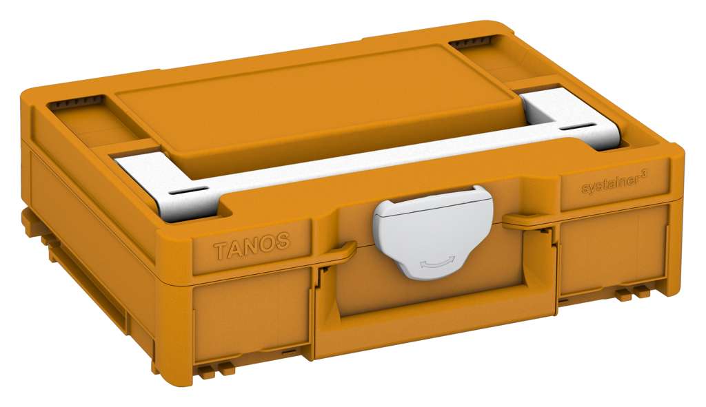 Systainer³ M 112, Daffodil Yellow with White lid handle and Light Grey catches