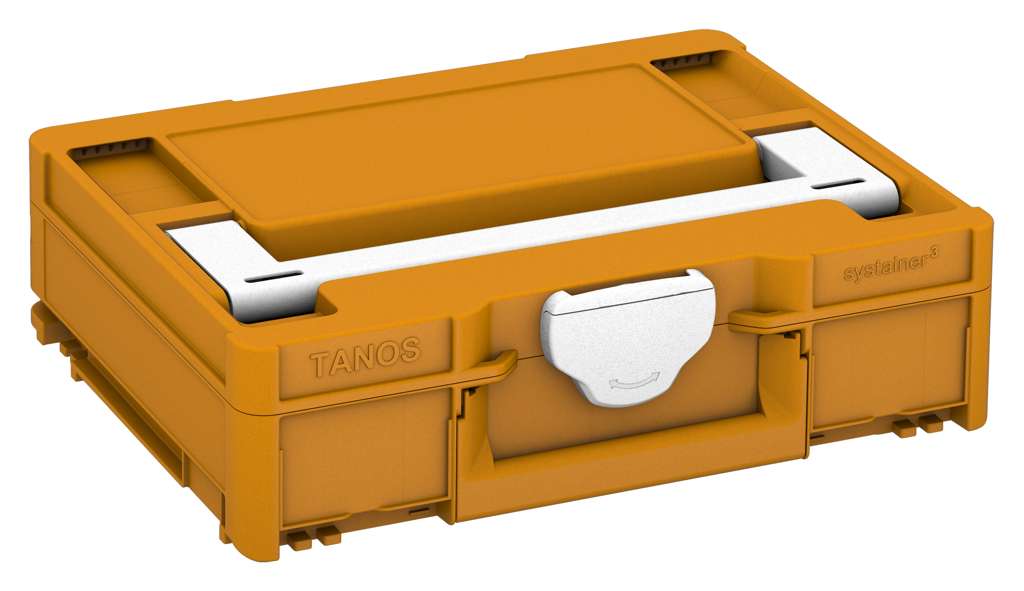 Systainer³ M 112, Daffodil Yellow with White lid handle and White catches