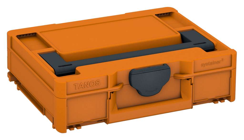 Systainer³ M 112, Deep Orange with Anthracite lid handle and Anthracite catches