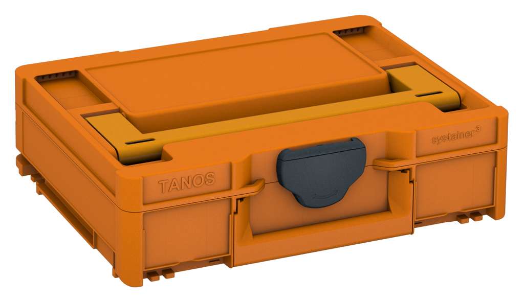 Systainer³ M 112, Deep Orange with Daffodil Yellow lid handle and Anthracite catches