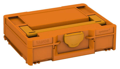 Systainer³ M 112, Deep Orange with Daffodil Yellow lid handle and Daffodil Yellow catches