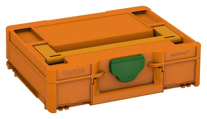 Systainer³ M 112, Deep Orange with Daffodil Yellow lid handle and Emerald Green catches