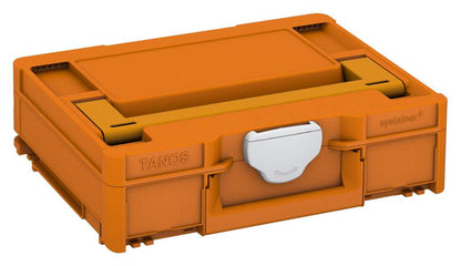Systainer³ M 112, Deep Orange with Daffodil Yellow lid handle and Light Grey catches