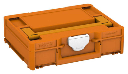 Systainer³ M 112, Deep Orange with Daffodil Yellow lid handle and White catches