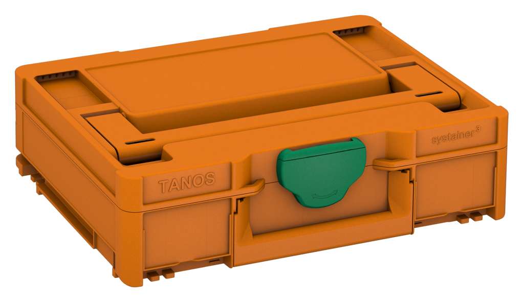 Systainer³ M 112, Deep Orange with Signal Green catches