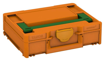 Systainer³ M 112, Deep Orange with Emerald Green lid handle and Daffodil Yellow catches