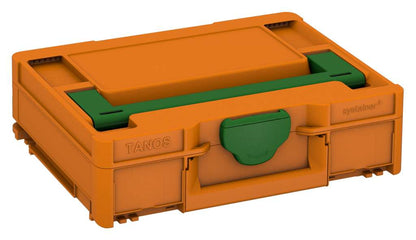Systainer³ M 112, Deep Orange with Emerald Green lid handle and Emerald Green catches