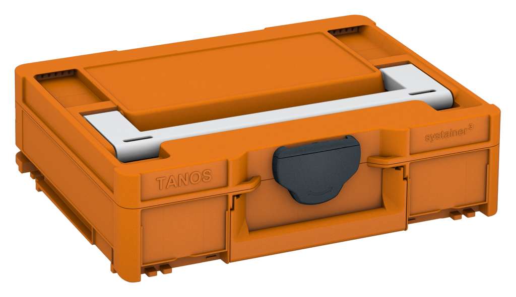 Systainer³ M 112, Deep Orange with Light Grey lid handle and Anthracite catches