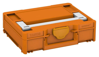 Systainer³ M 112, Deep Orange with Light Grey lid handle and Daffodil Yellow catches